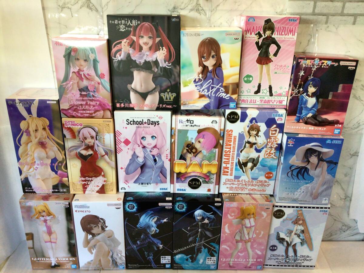 1円スタート 未開封品 萌えフィギュアまとめ 転スラ/2.5次元の誘惑