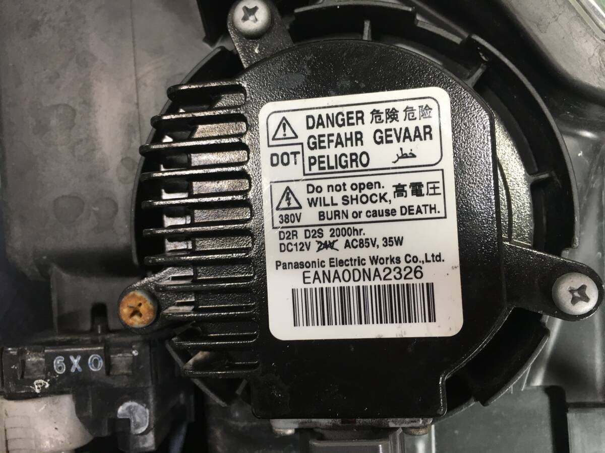 103-L0121b★ エルグランド オーテック TE52 左 ヘッドライト KOITO 100-23008 平成23年 HID プロジェクター 付 E52 TNE52 PE52 PNE52_6