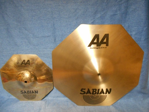 【得価，お買い得】 Sabian Rocktagon 16インチクラッシュ＆10インチエフェクトシンバル(シンバル)｜売買されたオークション情報、yahooの商品情報をアーカイブ公開 - オークファン シンバル