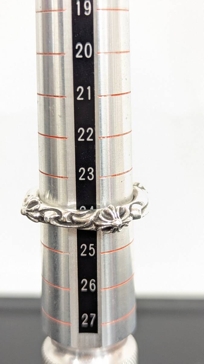 H5467】 クロムハーツ CHROME HEARTS バンドリング 925 シルバー
