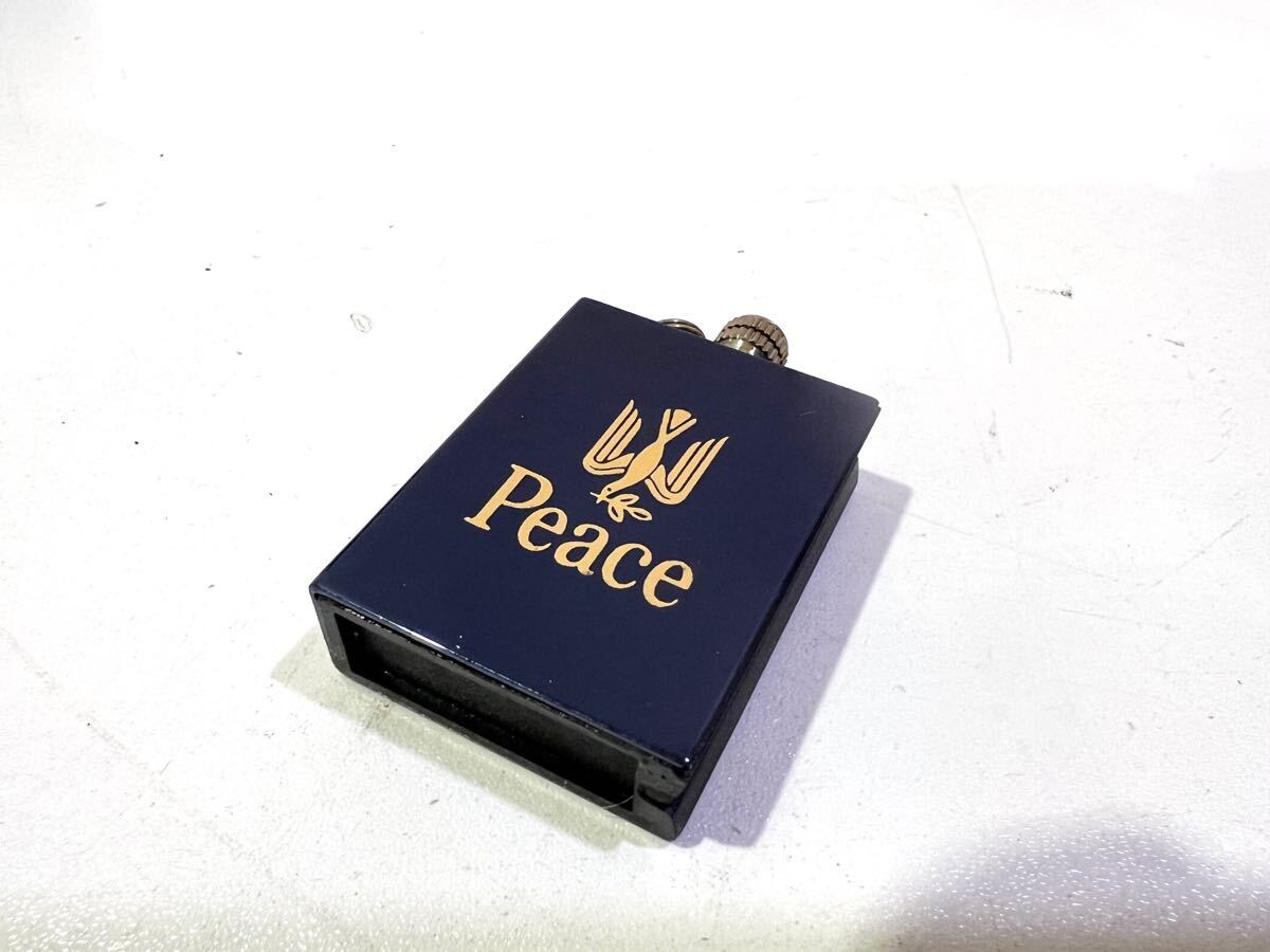 ZIPPO ジッポー ライター ピース 当時物 2000年 付属品付き 60サイズ 