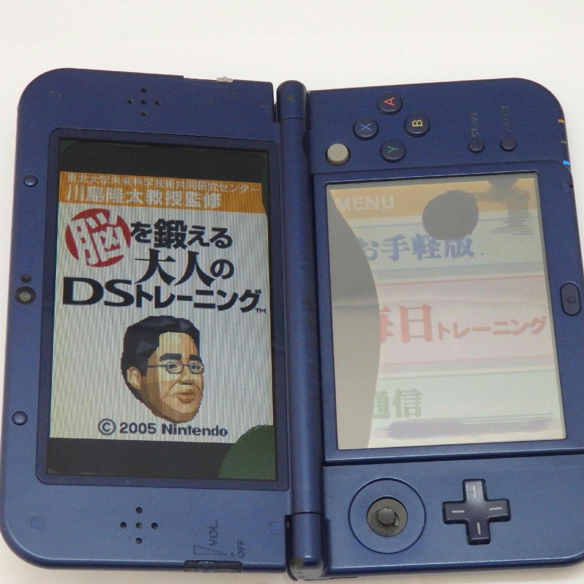 1円 ジャンク Nintendo 任天堂/Newニンテンドー3DSLL メタリックブルー