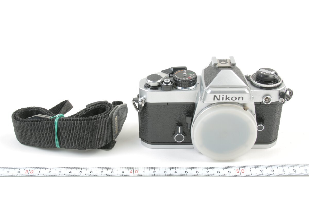 動作確認済 Nikon ニコン 一眼レフカメラ FE シルバー 銀 ボディ 