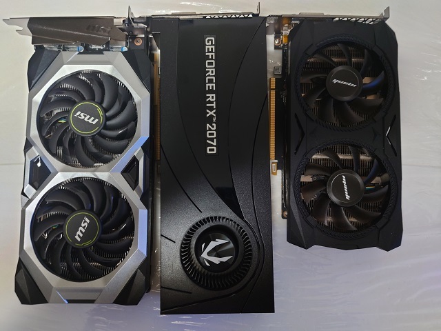 MSI GeForce RTX 2070 SUPER+ZOTAC GeForce RTX 2070+manli GeForce
