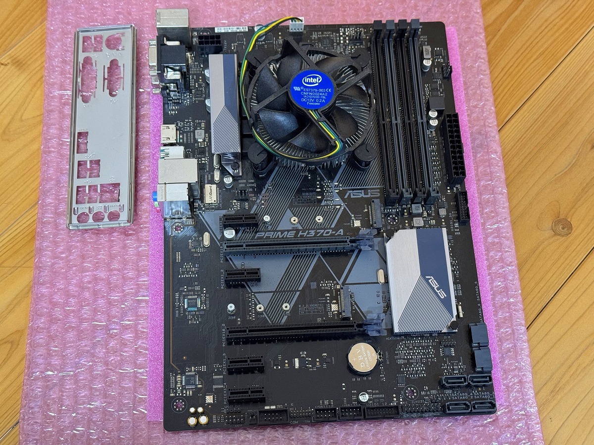 □Intel Core i7 8700 + ASUS PRIME H370-A + 純正クーラー【3点セット