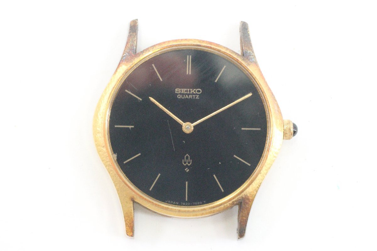 SEIKO 7820-7010 ASGP セイコー クォーツ Vintage or 0 .925 Silver 