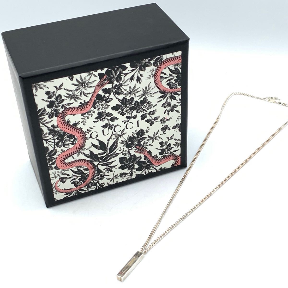 GUCCI グッチ Gロゴプレート Ag925 トップ有 ネックレス アクセサリー