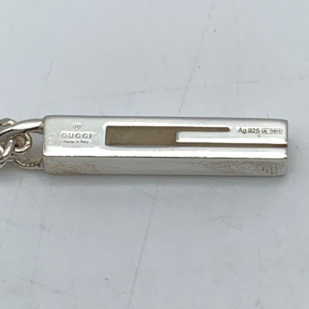 GUCCI グッチ Gロゴプレート Ag925 トップ有 ネックレス アクセサリー