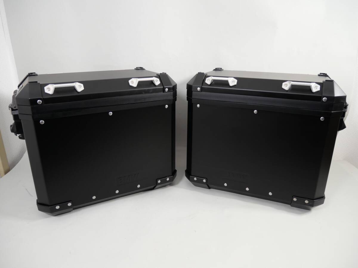 h18 BMW 純正 オプション アルミニウム サイド パニアケース ブラック R1250GS R1200GS F750GS F850GS アドベンチャー リアキャリア バッグ