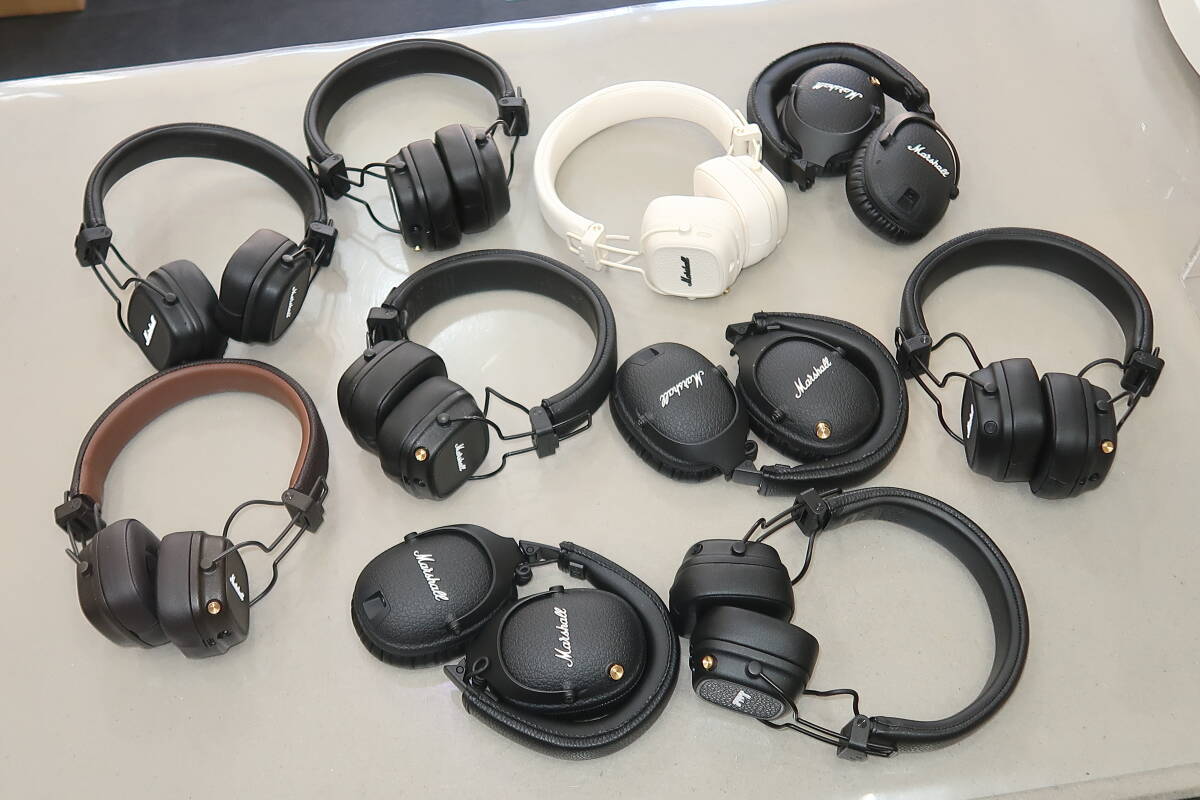 ★☆1円～ジャンク Marshall マーシャル Bluetooth ワイヤレス ヘッドフォン ヘッドホン まとめて 計10点①☆★_1