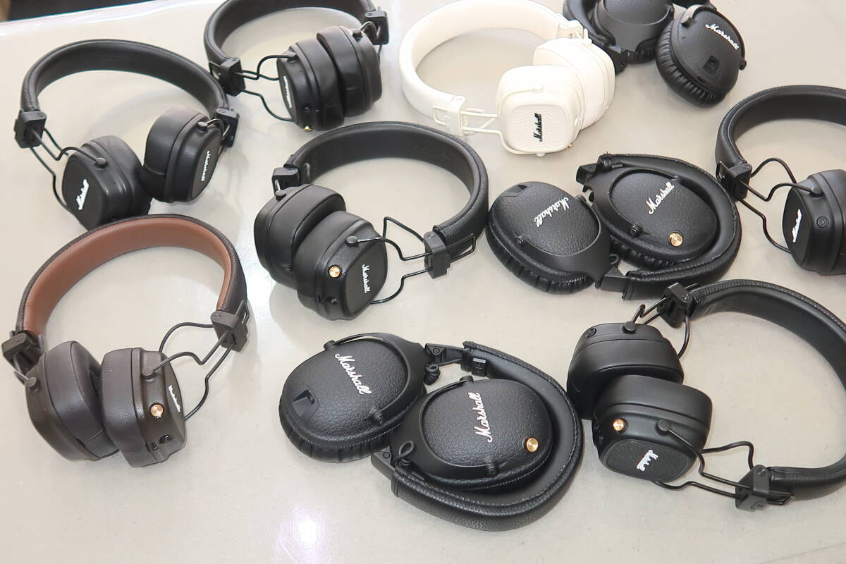 ★☆1円～ジャンク Marshall マーシャル Bluetooth ワイヤレス ヘッドフォン ヘッドホン まとめて 計10点①☆★_4