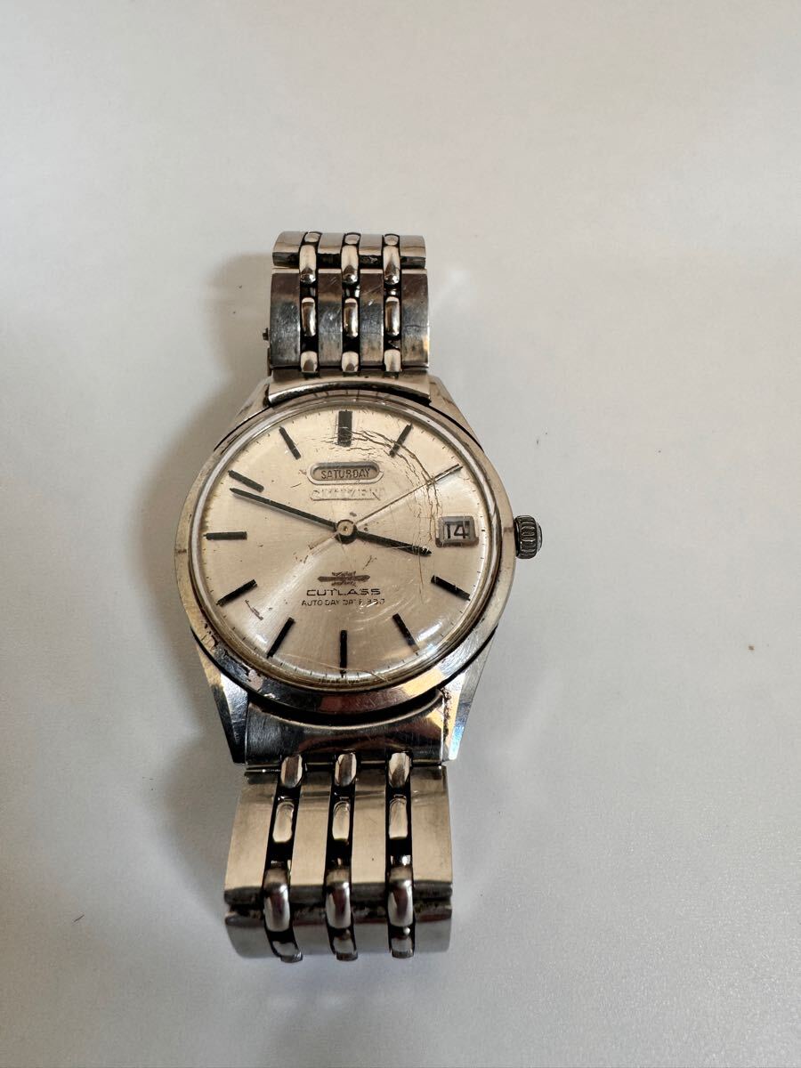 CITIZEN CUTLASS 33石 自動巻き 時計 ヴィンテージ 稼働品✨ シチズン