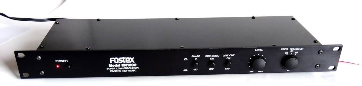 FOSTEX チャンネルデバイダー EN-1000 (サブウーファー専用) 動作確認