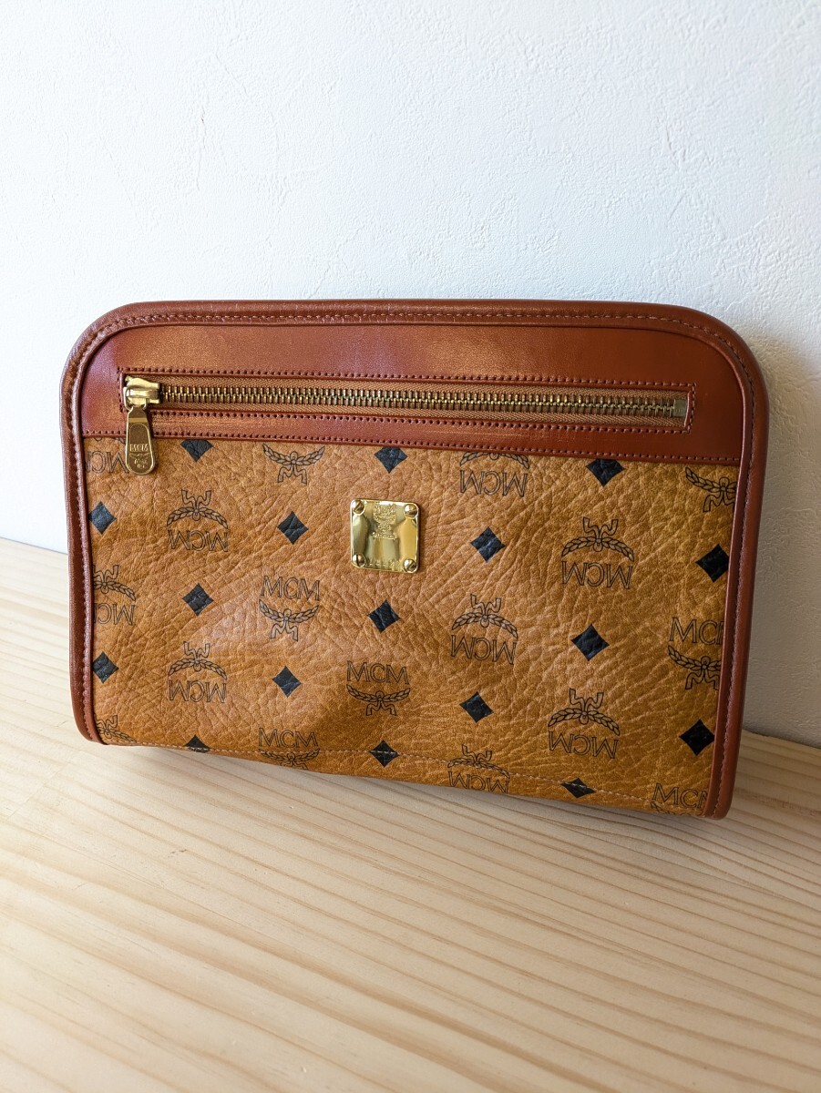n 1円〜 MCM エムシーエム モノグラム ヴィセトス柄 品 レザー