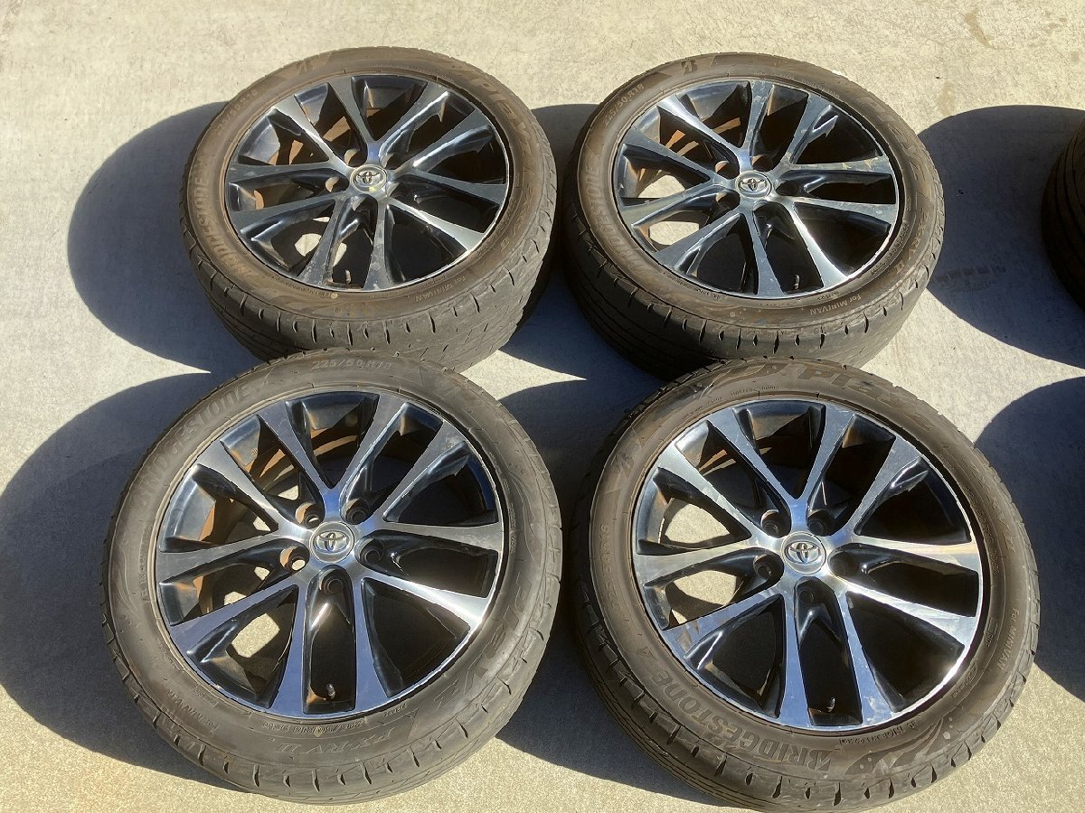 S管理77248 H21 エスティマ GSR50W外し】☆トヨタ純正 18インチ アルミ