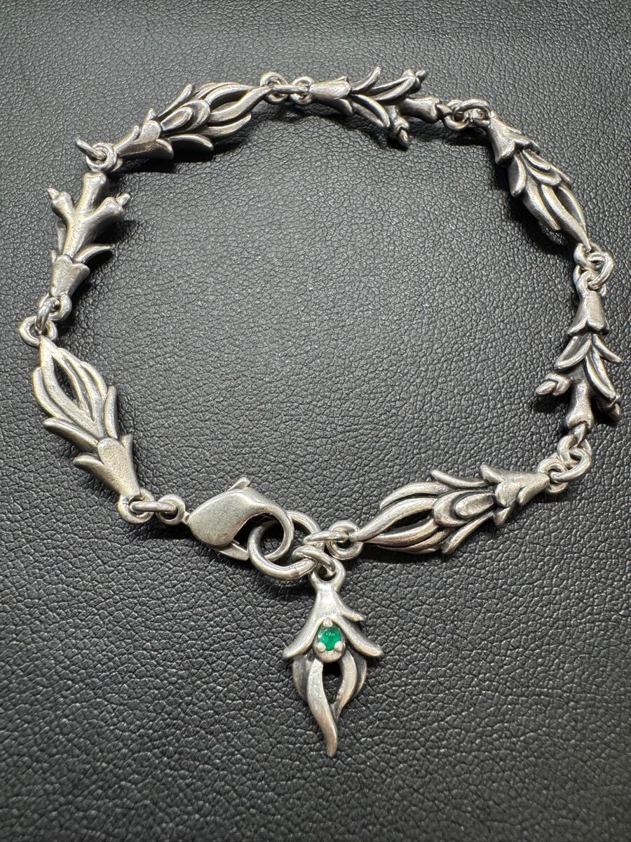 美品 Bloody Mary（ブラッディマリー）Ties Bracelet 絆 シルバー