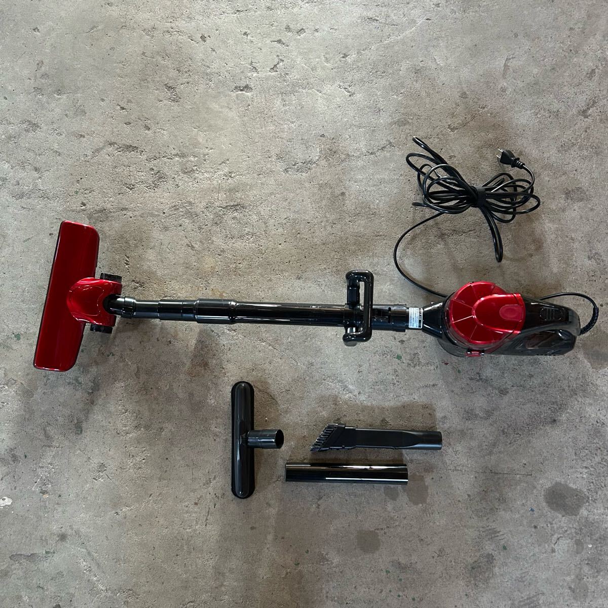 掃除機　電気掃除機　CT-AC86-RD シー・シー・ピー　16年製　動作確認済み　ブラシ　アタッチメント_1