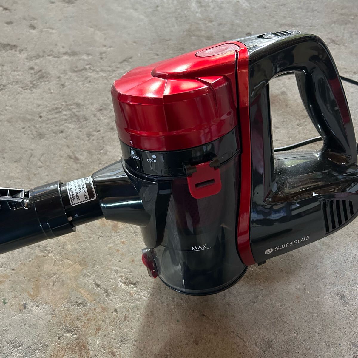 掃除機　電気掃除機　CT-AC86-RD シー・シー・ピー　16年製　動作確認済み　ブラシ　アタッチメント_6