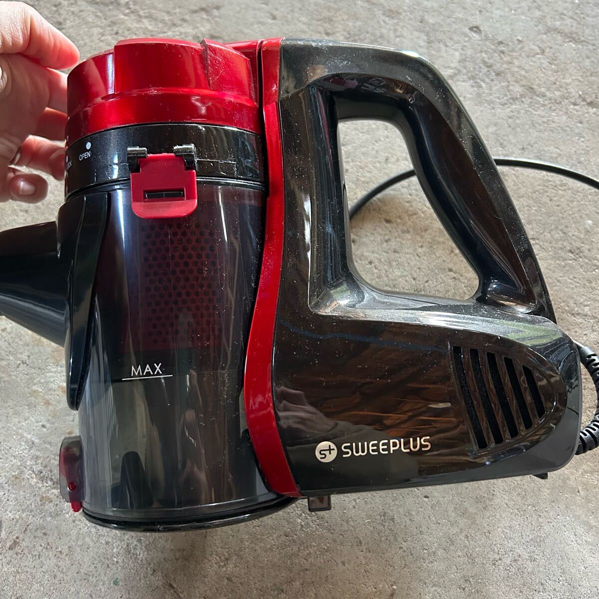 掃除機　電気掃除機　CT-AC86-RD シー・シー・ピー　16年製　動作確認済み　ブラシ　アタッチメント_7