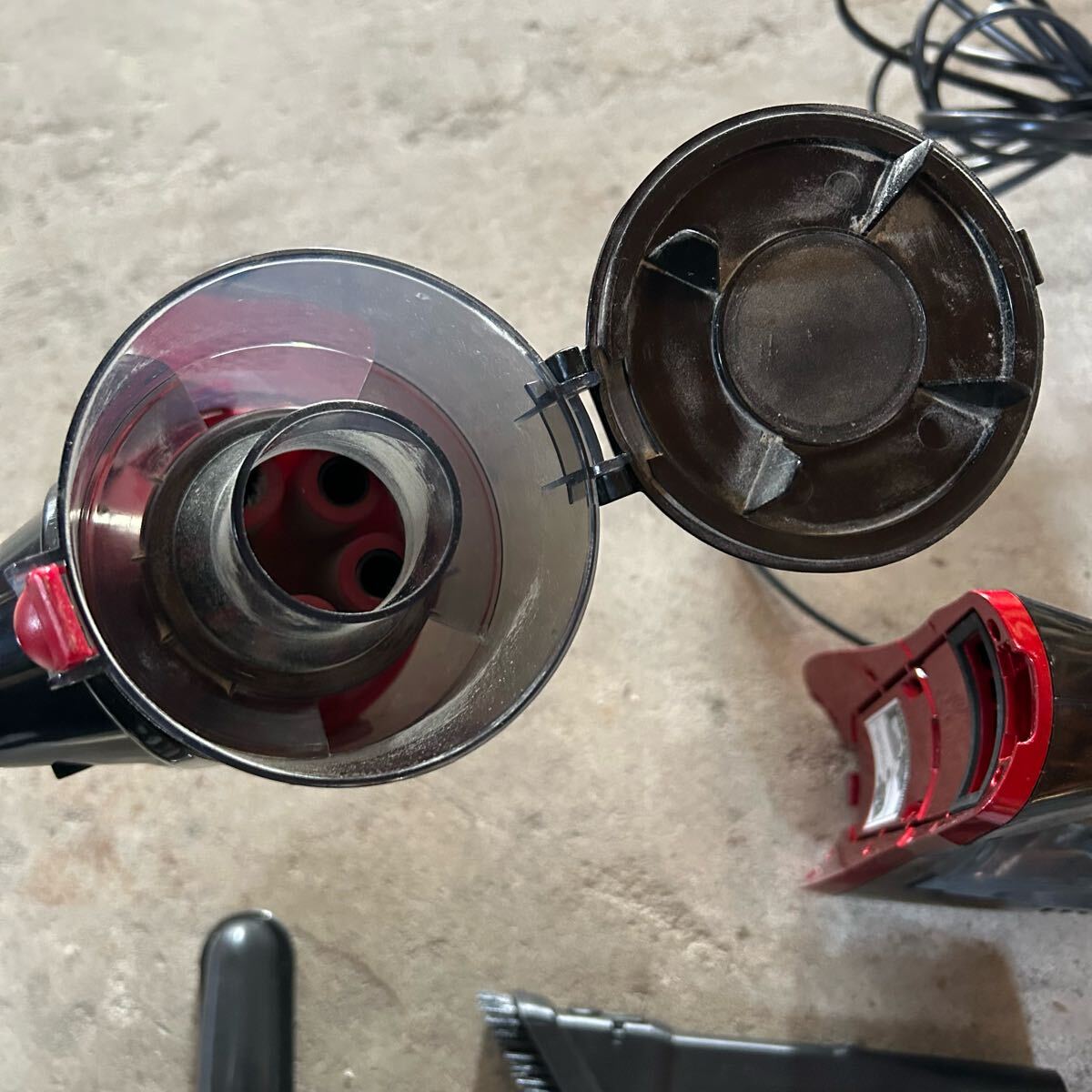 掃除機　電気掃除機　CT-AC86-RD シー・シー・ピー　16年製　動作確認済み　ブラシ　アタッチメント_9