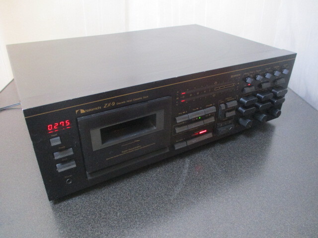 台のみ ∝7 カセットデッキ ナカミチ 中道 ZX-9 検：オーディオ機器 希少 レア