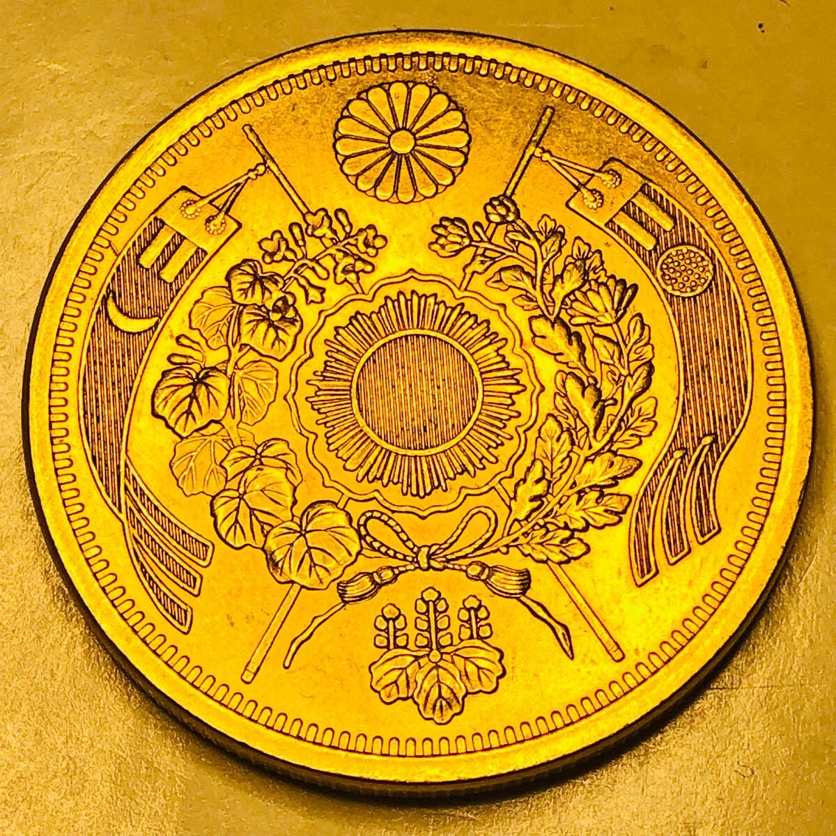 金貨 新十圓金貨 明治42年 大日本 菊の御紋 金貨 美品 古銭 竜 【公式