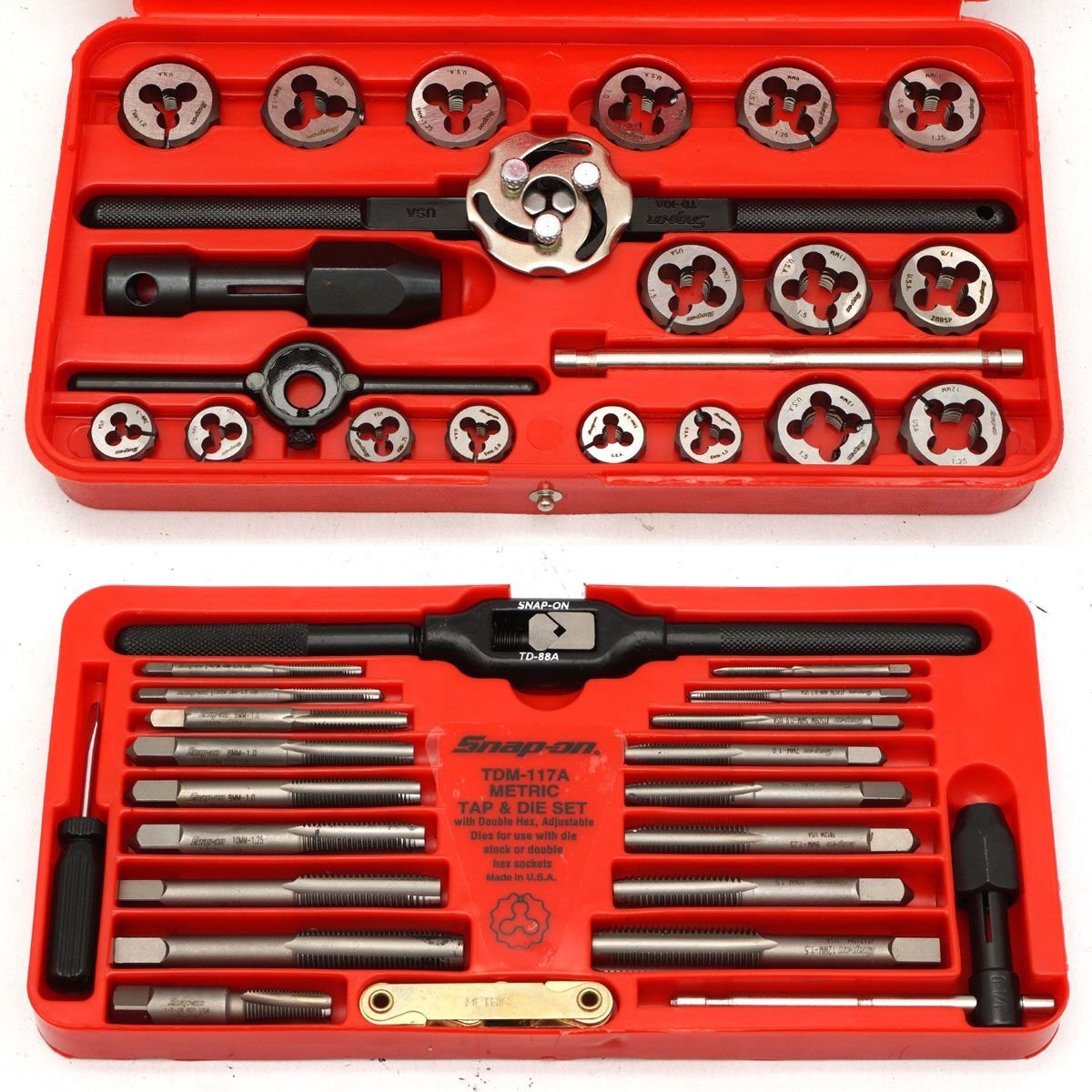 Snap-on スナップオン タップ&ダイスセット TDM-117A [H801313] 【公式