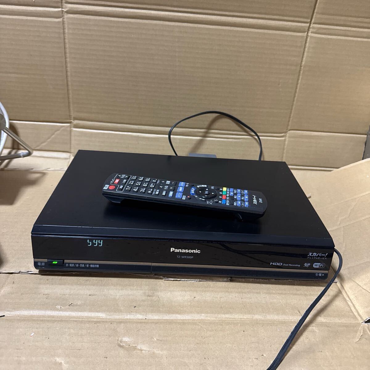 あ-8129) Panasonic パナソニック TZ-WR500P スカパー！ デジタルCS