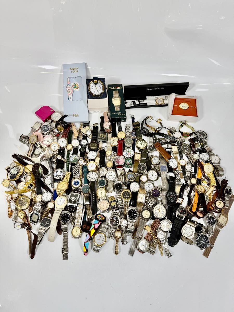 P134 腕時計まとめて40点以上 SEIKO/CASIO/CITIZEN/TIMEX/renoma