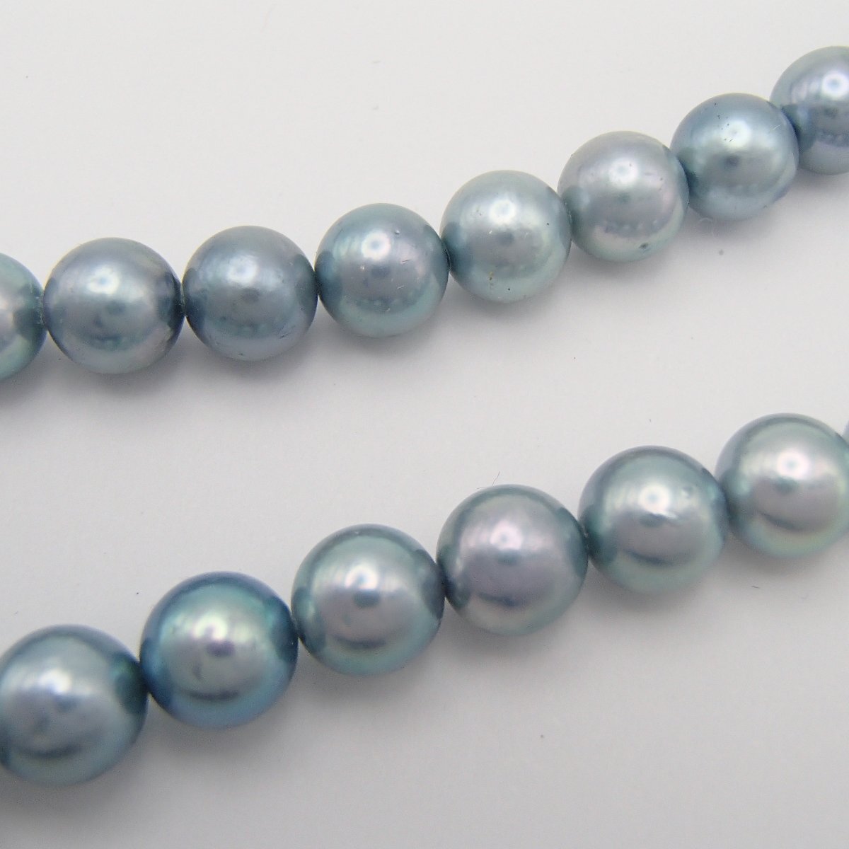 ☆パール ネックレス / silver925 約30.0g 丸玉6.8㎜ /真珠 