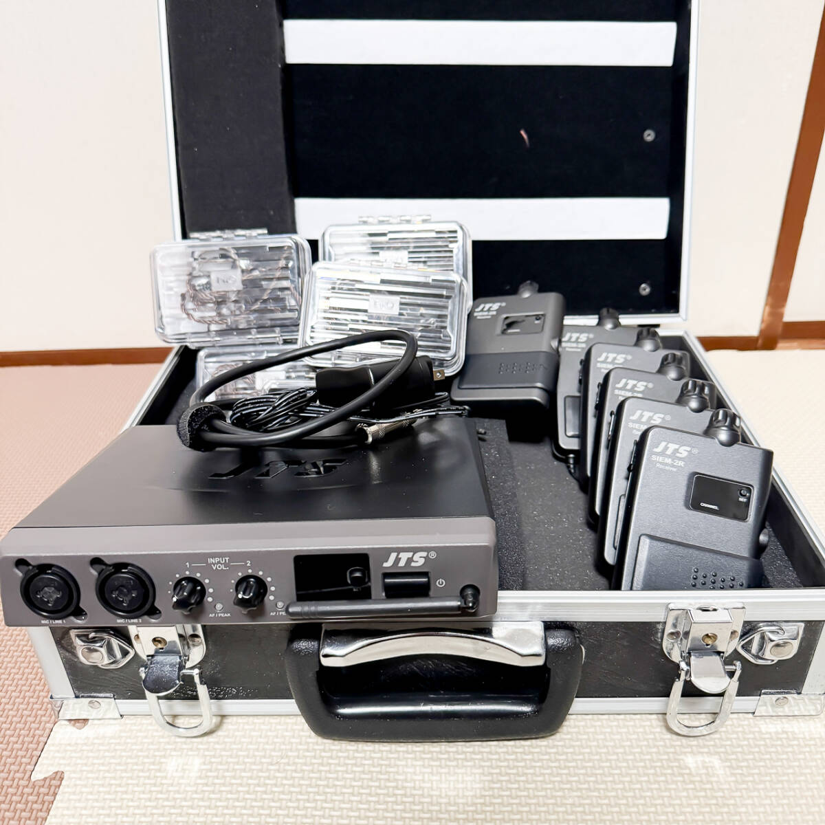JTS SIEM-2ワイヤレスイヤモニシステムセット＆ゼンハイザーイヤホン