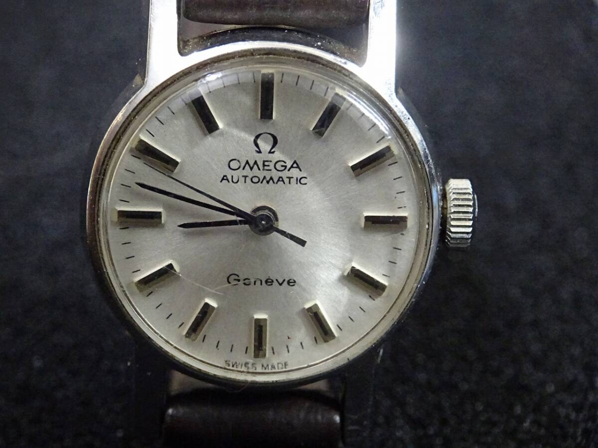 Nz024187 稼働品 OMEGA Geneve ジュネーブ オメガ AT/自動巻 ゴールド 