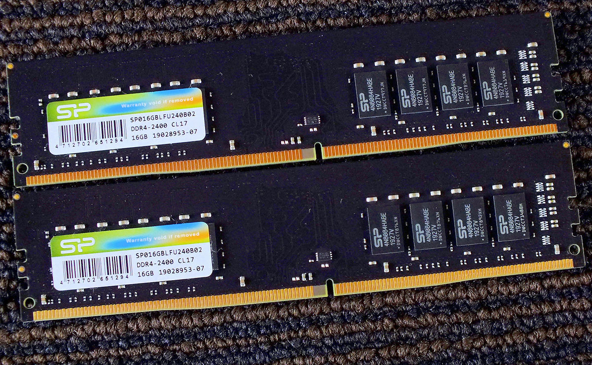 DDR4 32GB Crucial 0 (2x16GB) Kit 2400MHz PC4-19200 RAM (16GBx2) PC 