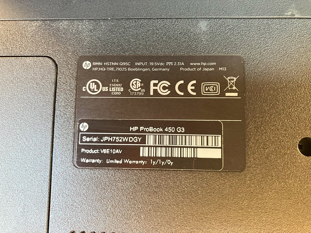 【HPノートパソコンProBook 450G3 Office HB 2016搭載 Win11Proアップグレード済】 注意！無線LAN非搭載_6