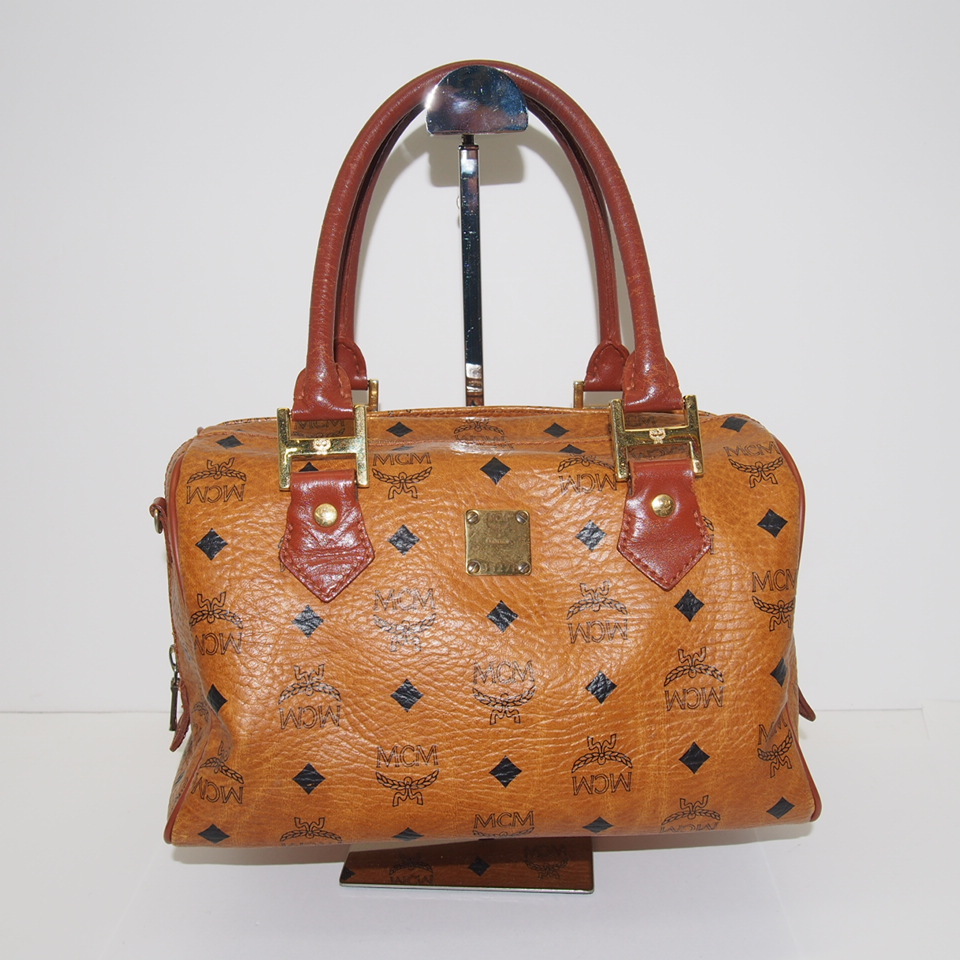 MCM】 エムシーエムヴィセトス ボストンバッグ 楽天市場】【中古】MCM