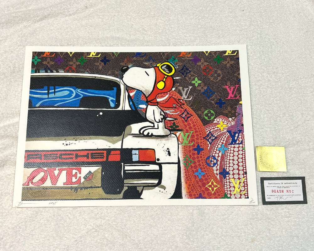 世界限定100枚 DEATH NYC アートポスター M11 Andy Warhol アンディー