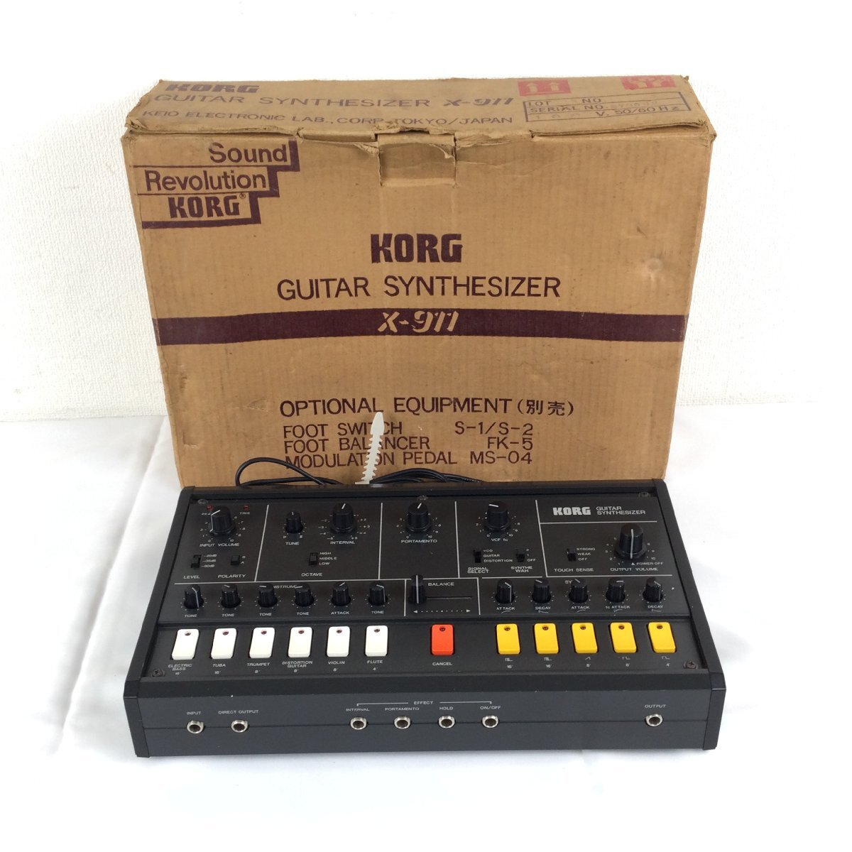 KORG X-911 ギターシンセサイザー [ジャンク] 楽器、器材 #5048 KORG X