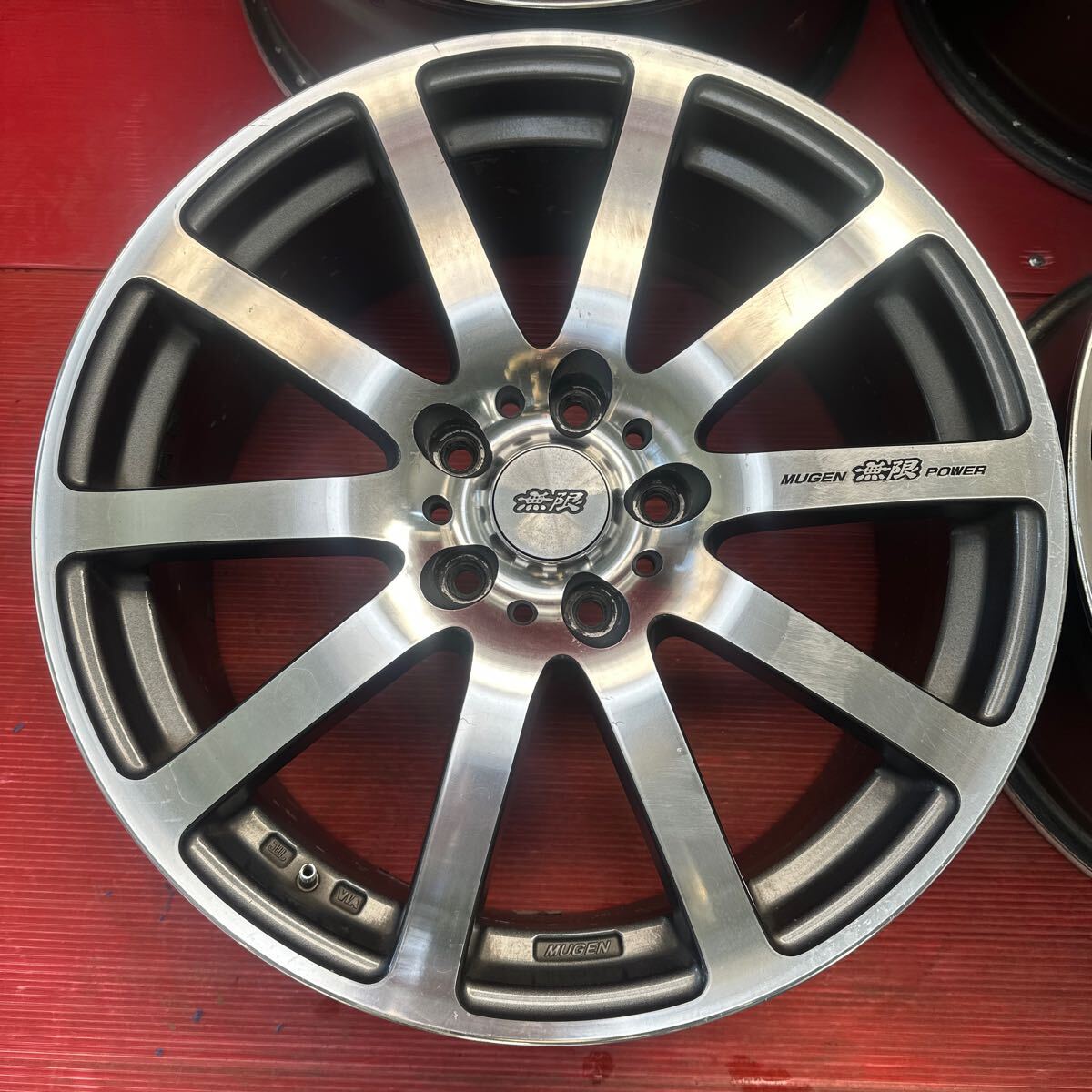 【引き取り限定】無限CF-48 14×6J+38 PCD100/4H 4本セット 引き取り限定】無限CF-48 14×6J+38 PCD100/4H 4本セット 絶版 希少