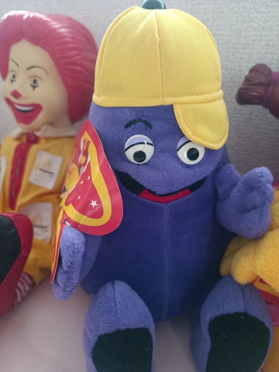 当時物 マクドナルド マック ぬいぐるみ 人形 セット ハンバーグラー