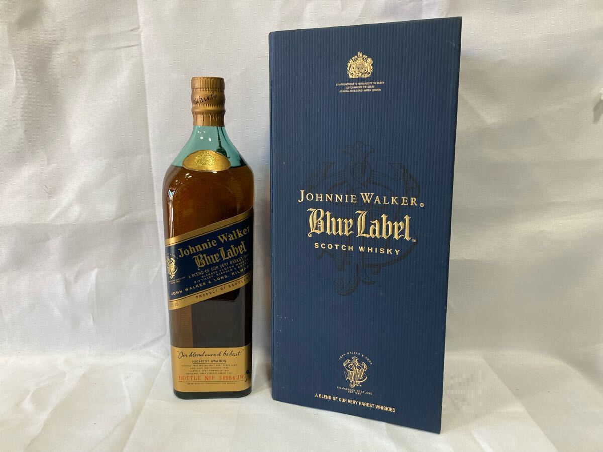 ブルーラベル ジョニーウォーカー 43% 1000ml 旧ボトル 古酒 