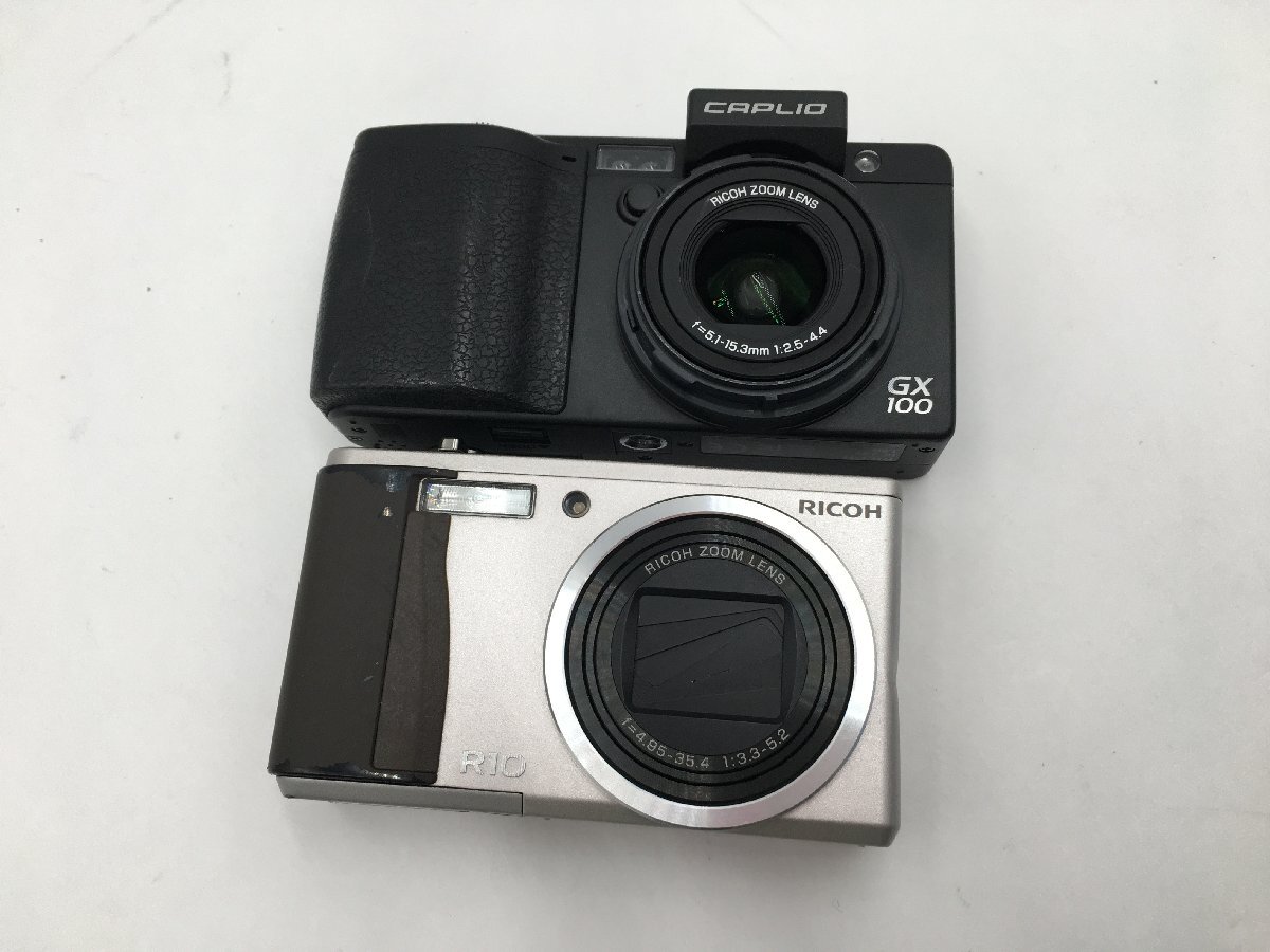♪▲【RICOH リコー】コンパクトデジタルカメラ 2点セット Caplio GX100/R10 まとめ売り 0127 8_2