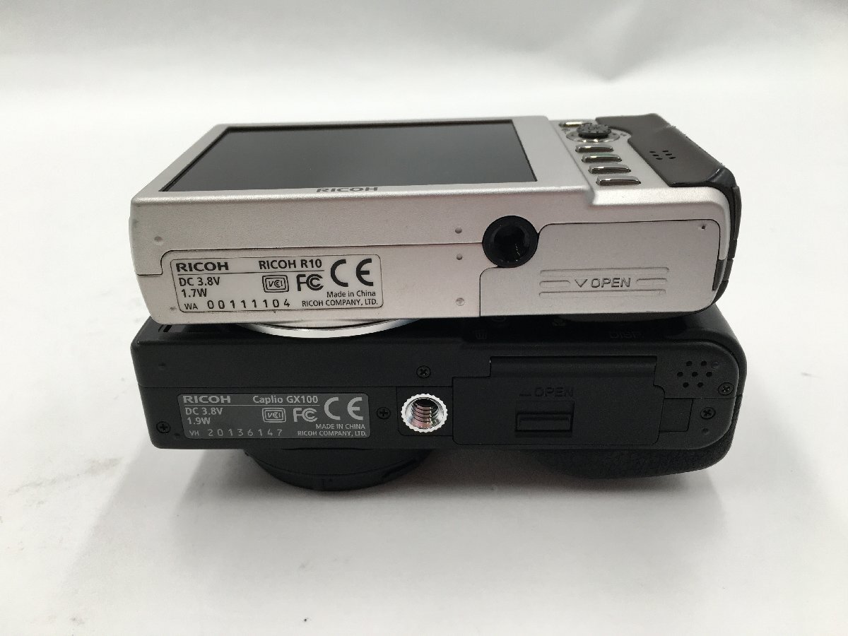 ♪▲【RICOH リコー】コンパクトデジタルカメラ 2点セット Caplio GX100/R10 まとめ売り 0127 8_7