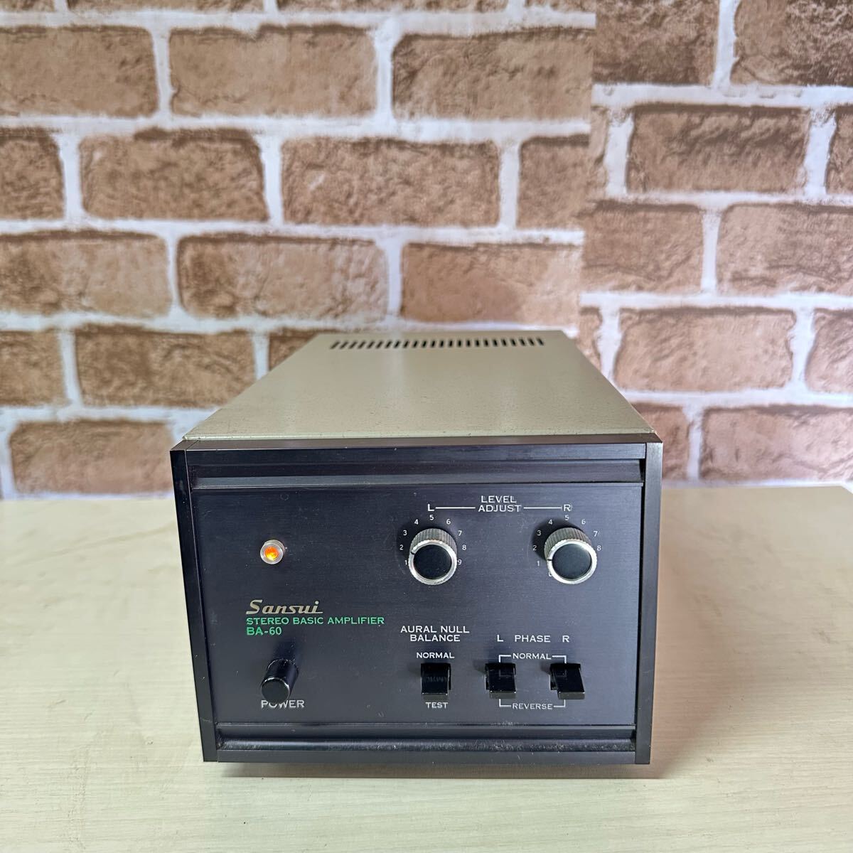 SANSUI BA-60 パワーアンプ サンスイ【現状渡し品】 【公式通販】