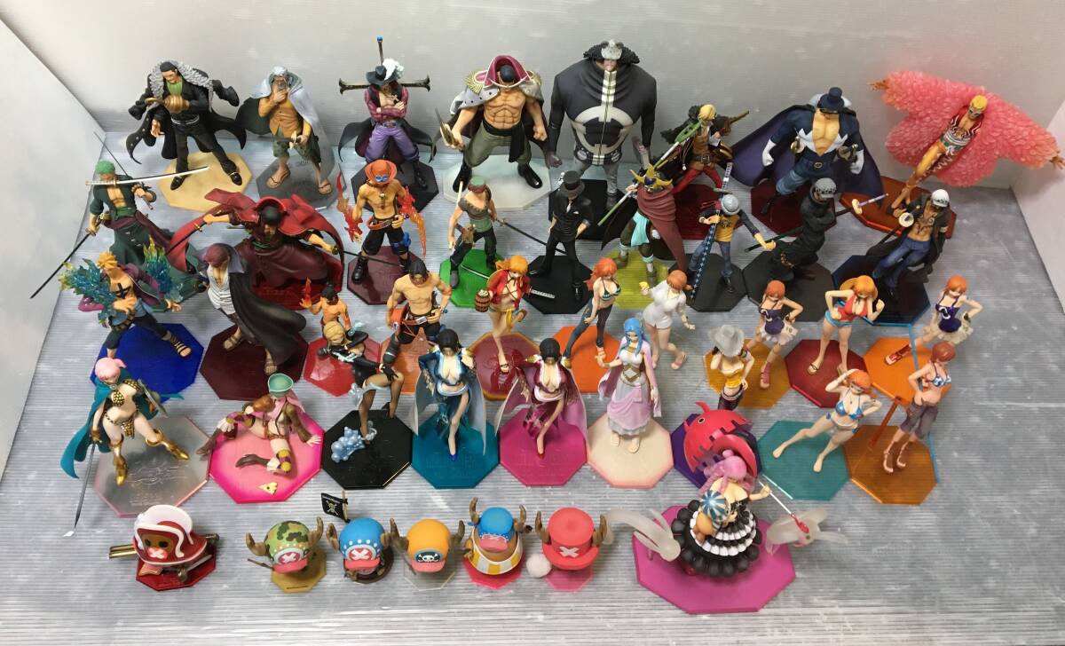 G2202 □ ワンピース ONE PIECE フィギュア 43体まとめ POP P.O.P メガハウス ビビ ペローナ ボニー 白ひげ ナミ トラファルガーロー ゾロ_1