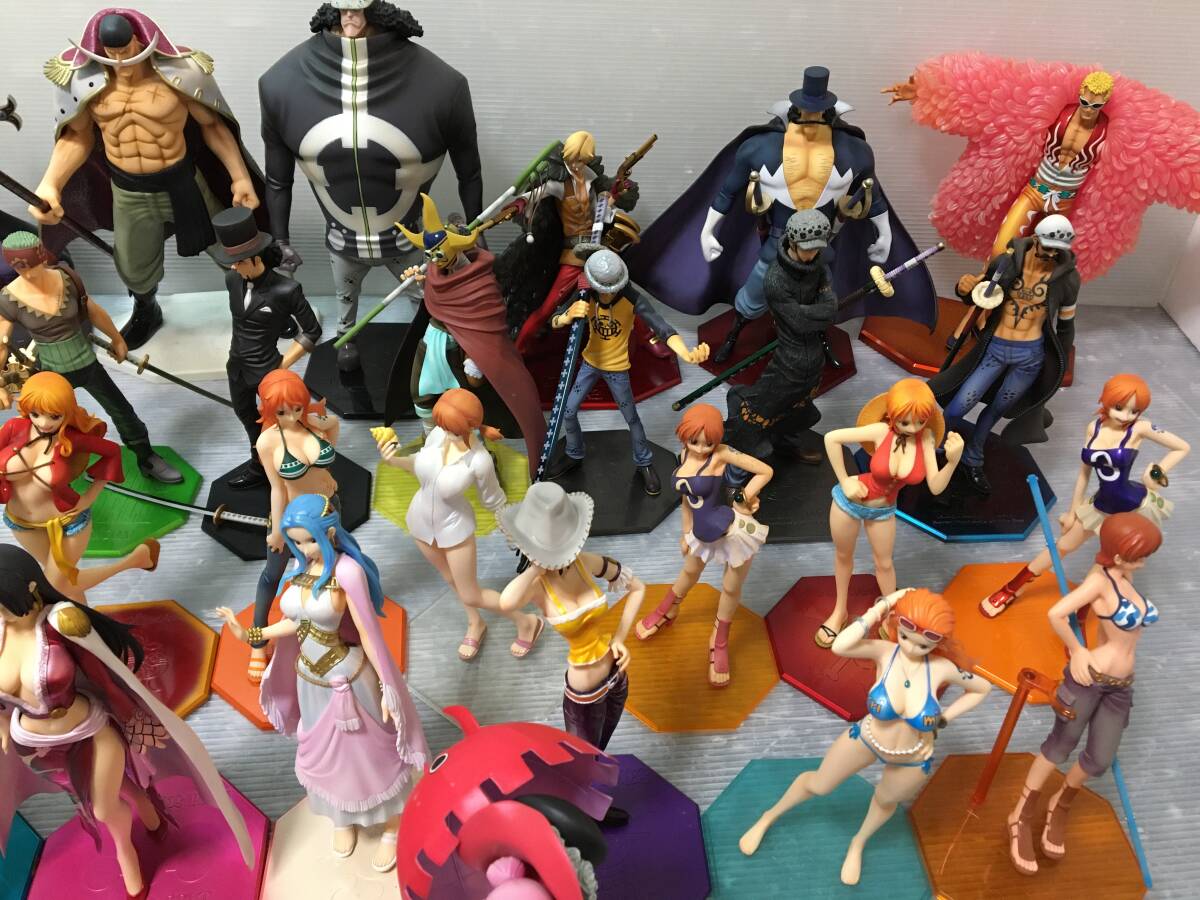 G2202 □ ワンピース ONE PIECE フィギュア 43体まとめ POP P.O.P メガハウス ビビ ペローナ ボニー 白ひげ ナミ トラファルガーロー ゾロ_5
