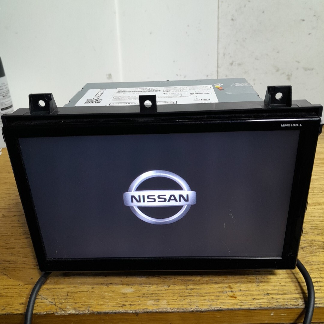 日産純正ナビ MM518D-L(管理番号:24032218 )地図SDカード欠品