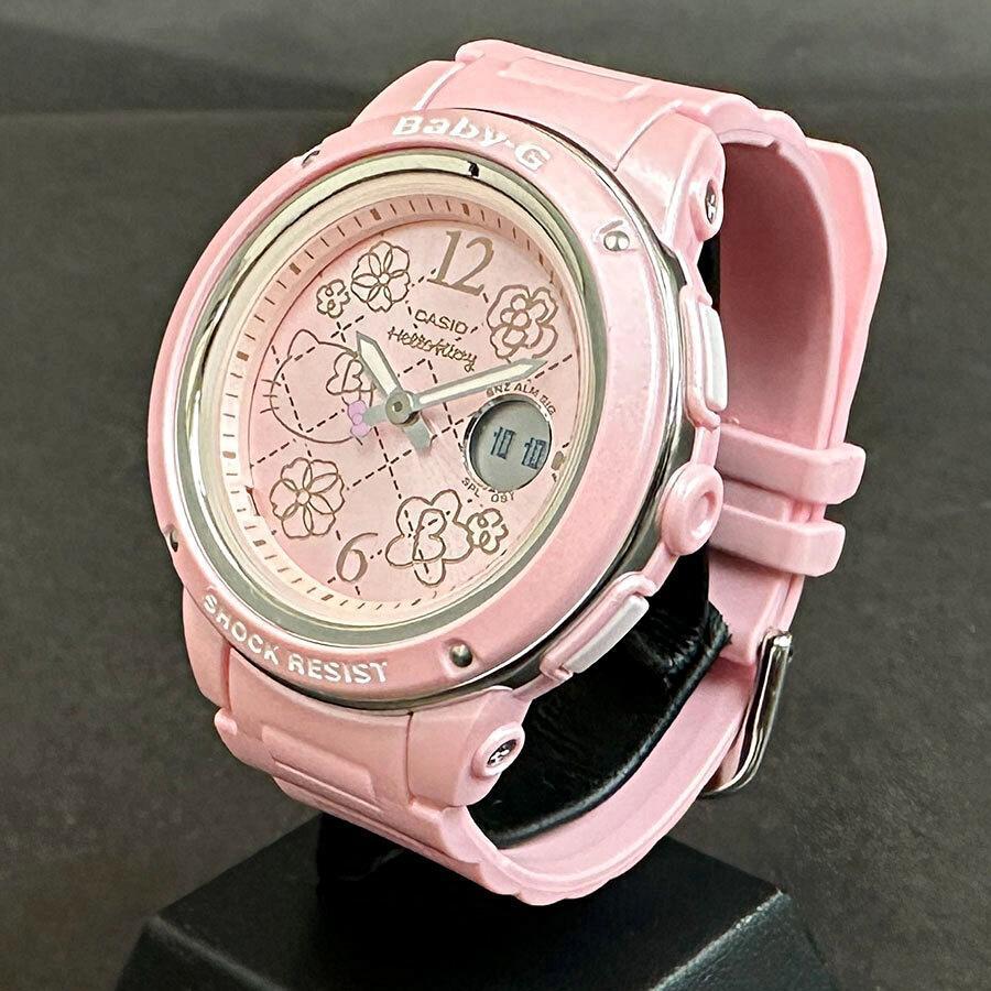 未使用級 CASIO カシオ Baby-G ハローキティ 腕時計 ピンク コラボ