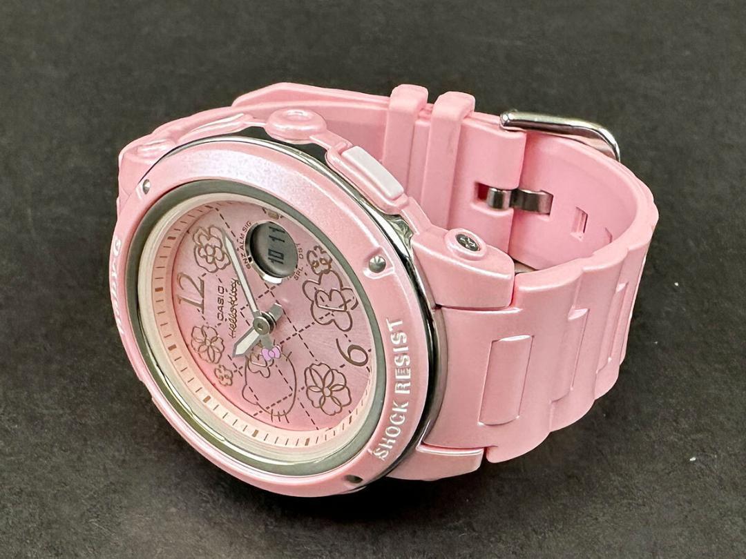 未使用級 CASIO カシオ Baby-G ハローキティ 腕時計 ピンク コラボ