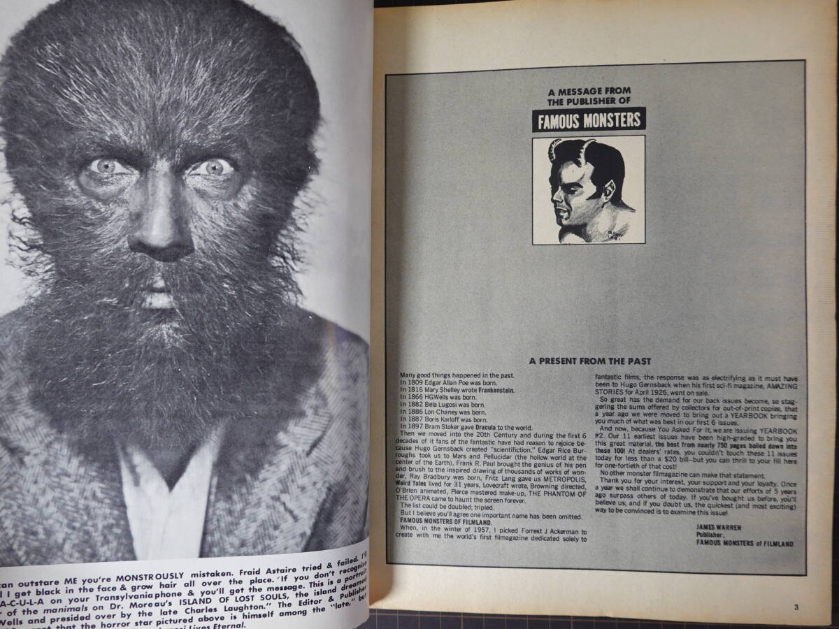 3099Famous Monsters of Filmland 1964 YEAR BOOK 1964 イヤーブック 年鑑 _3
