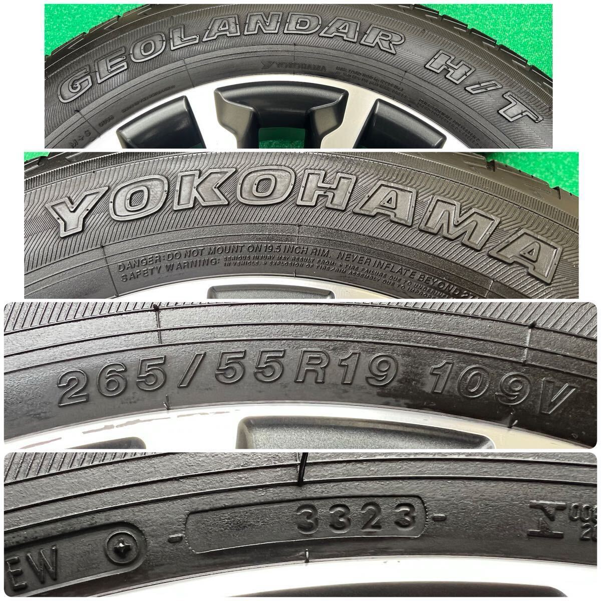 新車外し 超美品 トヨタ ランドクルーザープラド 後期 純正19インチ
